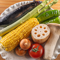 新鮮野菜の素材を生かして