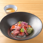 ランチメニュー「黒毛和牛ひつまぶし」は厳選米を使用し、肉の旨み美味しさを堪能していただけます☆