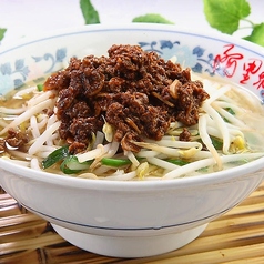 台湾風挽肉入りラーメン