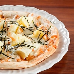 明太マヨポテトピザ