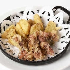 ホタルイカと新じゃがの花椒揚げ