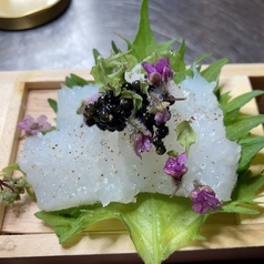 ◆【コース一例】アオリイカとキャビア