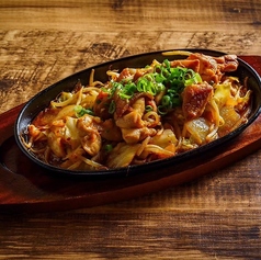 ピリ辛豚キムチ炒め