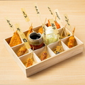 料理メニュー写真&nbsp;串カツ盛り合わせ（5本）