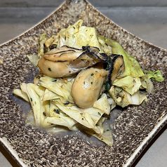 アンチョビ牡蠣キャベツ