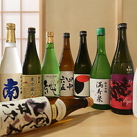 全国の日本酒を常時30種類以上取り揃え◎
