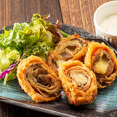 秋ナスと豚バラのミルフィーユカツ