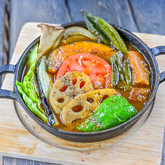トマトと野菜のスープカレー