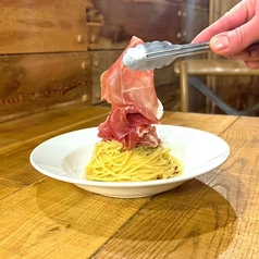 *芳醇生ハムのペペロンチーノ*