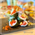料理メニュー写真 豪華絢爛！てんこ盛り海鮮太巻き！