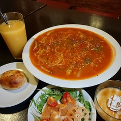 昼時のスパゲッティの特集写真