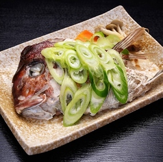 地魚あら酒蒸し