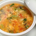 料理メニュー写真 トマトと卵のスープ (3～4名様用)