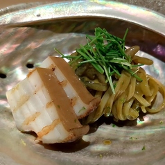◆【コース一例】鮑と冷麦麺
