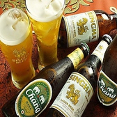 生ビールはもちろん、タイのお酒やジュースを、種類豊富に用意しました★