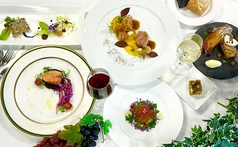 紫紺館 レストラン フォレスタ 椿山荘のコース写真
