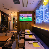 最大85インチのモニター完備。スポーツ観戦もできます。イベントや打ち上げにも最適◎