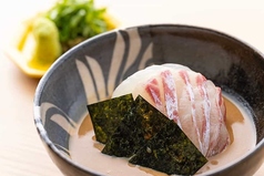 鯛胡麻醤油和え