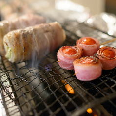 沖縄県産豚バラ肉を使った野菜巻串♪の写真
