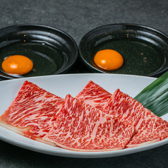 筑穂牛 赤身焼きすき/筑穂牛 大トロ握り