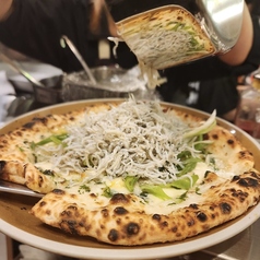 シラスと九条ネギのビスマルク