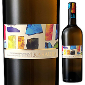 カサウラ　トレッビアーノ全て手摘み　心地よい酸味大阪では弊店しか扱っていません宝石がデザインのお洒落なエチケット