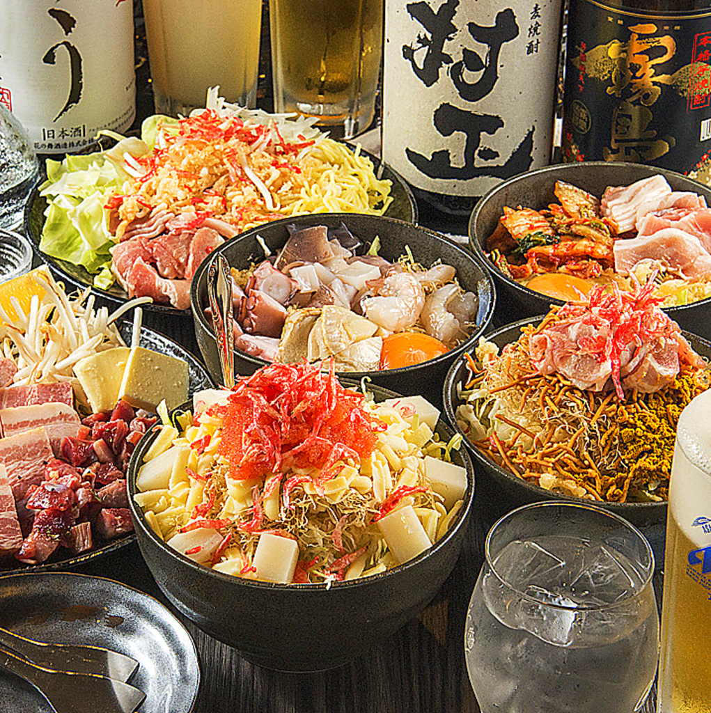 もんじゃ＆お好み焼きが選べる2H飲放付3980円～