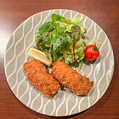 数量限定！超超大きな広島産カキフライの写真