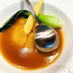 フカヒレ小尾羊特製ソース焼き