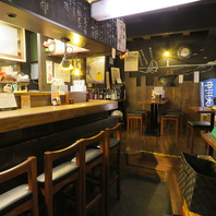 隠れ家のような店内♪