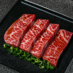 筑穂牛 上カルビ/黒毛和牛 中落ちカルビ