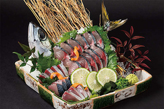 絶品！首折れサバ姿造り