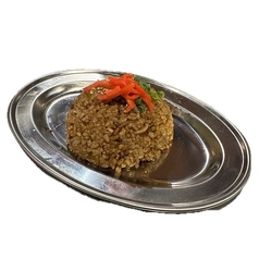 レトロな鉄板ベビソバ飯