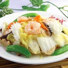 海鮮あんかけ焼きそば