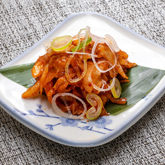 アサリの酒蒸し／タコキムチ