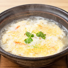 蟹とフカヒレの雑炊