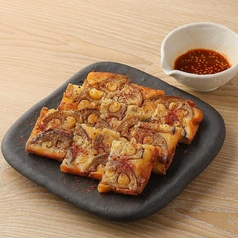 蓮根と豚肉のチヂミ