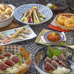 藁焼き鰹たたき 明神丸 岡山本町店のコース写真