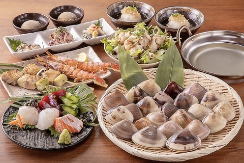 豊洲直送の鮮魚と国産蛤、TWG・一保堂お茶ハイが揃う新橋・汐留の海鮮居酒屋