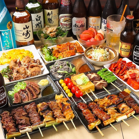 【つぶしたて新鮮！】焼き鳥・日本酒・焼酎が旨くてしょうがない！