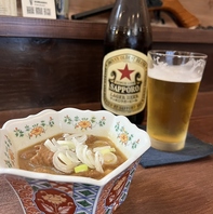 自慢のモツ煮お酒のおつまみ、お食事にも◎