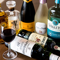 飲み放題プランを用意。ご新規様にはお得な割引も♪