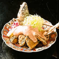 地さばピリ辛揚げ