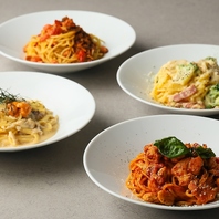 全6種！こだわりの創作パスタが勢揃い