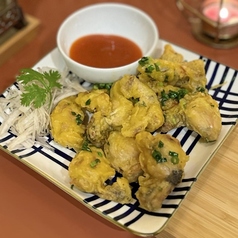 バターで揚げたカエル