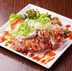 鶏一枚肉の唐揚げ(おろしポン酢orネギだれ)