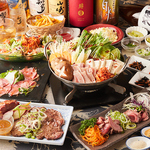 シェアしやすいサイズのメニューや、コース料理は大人数での集まりにぴったりです！みんなで楽しもう
