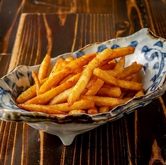 こだわりのポテトフライ/アスパラチーズの春巻揚