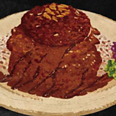 ハンバーグカレーライス