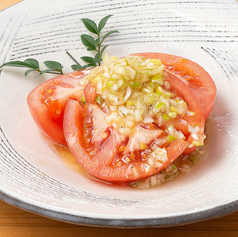 冷やし葱塩トマト